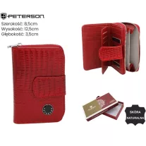 Peterson női bőr pénztárca PTN 76115-RS