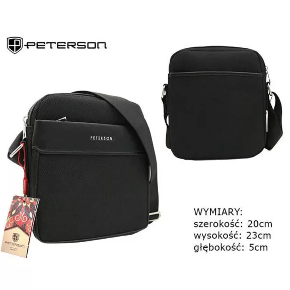 Peterson Férfi Oldaltáska Ptn 788802-0341 Black - Fekete Peterson Férfi Oldaltáska Ptn 788802-0341 Black - Fekete