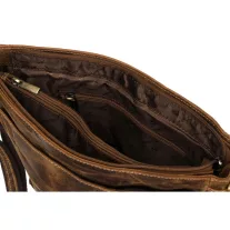   Peterson Férfi Bőr Oldaltáska Ptn 788-Tmh-5894 Tan - Világos Barna