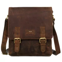 Peterson Férfi Bőr Oldaltáska Ptn 996-B-Nsh-4895 Tan
