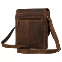 Peterson Férfi Bőr Oldaltáska Ptn 996-B-Nsh-4895 Tan