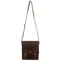 Peterson Férfi Bőr Oldaltáska Ptn 996-B-Nsh-4895 Tan