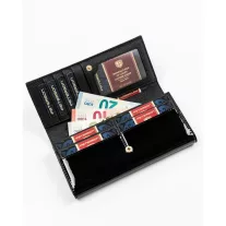 Peterson Női Bőr Pénztárca Ptn Bc-467-1704 Black