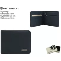 Peterson férfi műbőr pénztárca PTN EH-04Z – kék