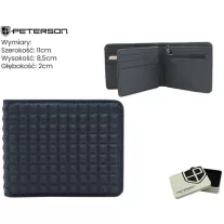 Peterson férfi műbőr pénztárca PTN EH-07Z – kék