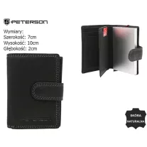 Peterson férfi bőr pénztárca PTN G586-GKA