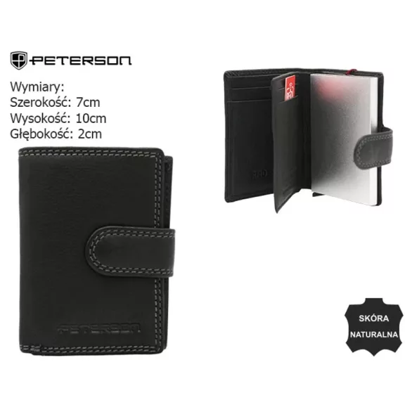 Peterson férfi bőr pénztárca PTN G586-GKA Peterson férfi bőr pénztárca PTN G586-GKA