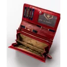 Peterson Női Bőr Pénztárca Ptn Ka-22-4207 Red
