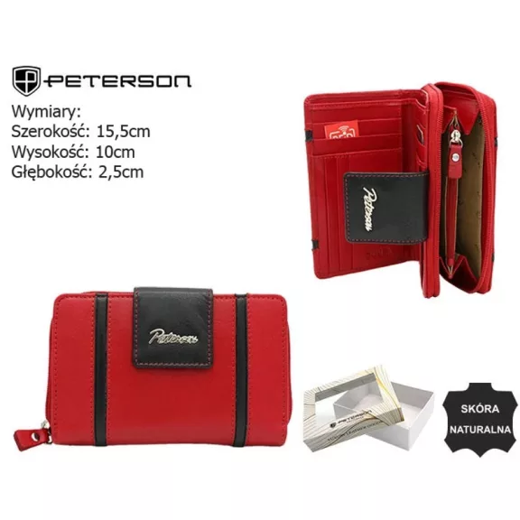 Peterson női bőr pénztárca PTN KA-27 Peterson női bőr pénztárca PTN KA-27