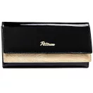 Peterson Női Bőr Pénztárca Ptn Lj-421028-0643 Black-Gold - Fekete-Arany Peterson Női Bőr Pénztárca Ptn Lj-421028-0643 Black-Gold - Fekete-Arany