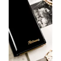 Peterson Női Bőr Pénztárca Lj-421431-0629 Black-Gold