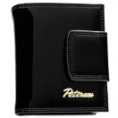 Peterson Női Bőr Pénztárca Ptn Lj-42329-0612 Black-Gold Peterson Női Bőr Pénztárca Ptn Lj-42329-0612 Black-Gold
