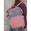 Peterson Női Hátizsák Ptn Mb3-6012 Gray-Pink - Szrke-Rózsaszín