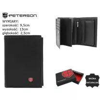 Peterson férfi bőr pénztárca PTN MR-03-CN