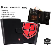 Peterson férfi bőr pénztárca PTN MR-05L-CN