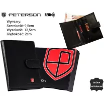 Peterson férfi bőr pénztárca PTN MR-07L-CN