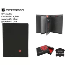 Peterson férfi bőr pénztárca PTN MR-14-CN