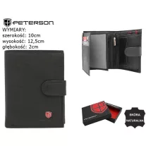 Peterson férfi bőr pénztárca PTN MR-15L-CN