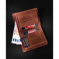 Peterson férfi bőr pénztárca PTN N005-PCA – barna