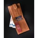 Peterson férfi bőr pénztárca PTN N008L-PCA – barna