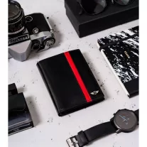 Peterson Férfi Bőr Pénztárca N4-Vtp Bl-Red