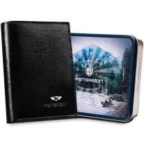 Peterson Férfi Bőr Pénztárca N575-Vt Black