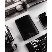 Peterson Férfi Bőr Pénztárca N575-Vt Black