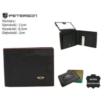 Peterson férfi bőr pénztárca PTN N78-CA