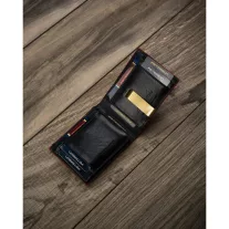 Peterson Férfi Bőr Pénztárca N78-Vt Bl-Red
