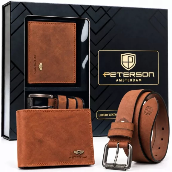 Peterson férfi pénztárca ajándékszett PTN N992-125-BUF-BW Peterson férfi pénztárca ajándékszett PTN N992-125-BUF-BW