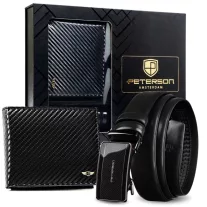   Peterson férfi pénztárca ajándékszett PTN N992-125-P01-BW