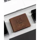 Peterson férfi bőr pénztárca PTN N992-BE-BEAR – barna
