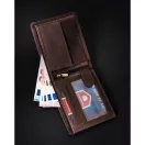 Peterson férfi bőr pénztárca PTN N992-CHM-M – barna