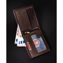 Peterson férfi bőr pénztárca PTN N992-CHM-M – barna