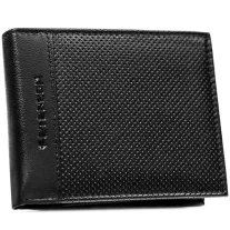  Peterson Férfi Bőr Pénztárca Ptn N992-Dot-9578 Black - Fekete