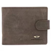   Peterson Férfi Bőr Pénztárca N992L-Chm-M-8596 Sötét Barna