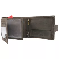   Peterson Férfi Bőr Pénztárca N992L-Chm-M-8596 Sötét Barna
