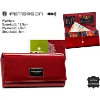 Peterson női bőr pénztárca PTN PH24-FO-1-SH