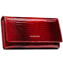   Peterson Női Bőr Pénztárca Ptn Ph27-1-Rs-5686 Red - Piros