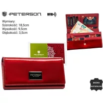 Peterson női bőr pénztárca PTN PH27-1-SH