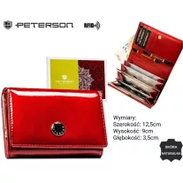 Peterson női bőr pénztárca PTN PH30-1-SH