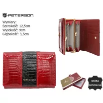 Peterson női bőr pénztárca PTN PH30-3-RS