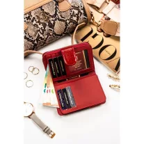   Peterson Női Bőr Pénztárca Ptn Ph31-3-Rs-1566 Red - Piros