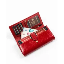 Peterson Női Bőr Pénztárca Ptn Pl-403-1551 Red
