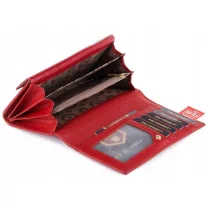 Peterson Női Bőr Pénztárca  Ptn Pl-411-2575 Red