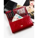 Peterson Női Bőr Pénztárcaptn Pl-490-1797 Red/Black Peterson Női Bőr Pénztárcaptn Pl-490-1797 Red/Black
