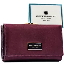 Peterson női bőr és műbőr pénztárca PTN PS108-HNL
