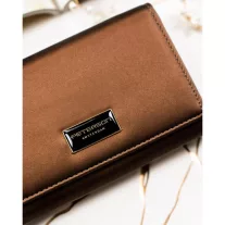   Peterson Női Pénztárca - Echo És Természetes Bőr Ptn Ps112-Hnl-2913 Brown