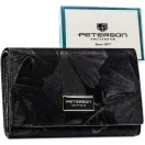 Peterson női bőr és műbőr pénztárca PTN PS112-MLF – fekete Peterson női bőr és műbőr pénztárca PTN PS112-MLF – fekete