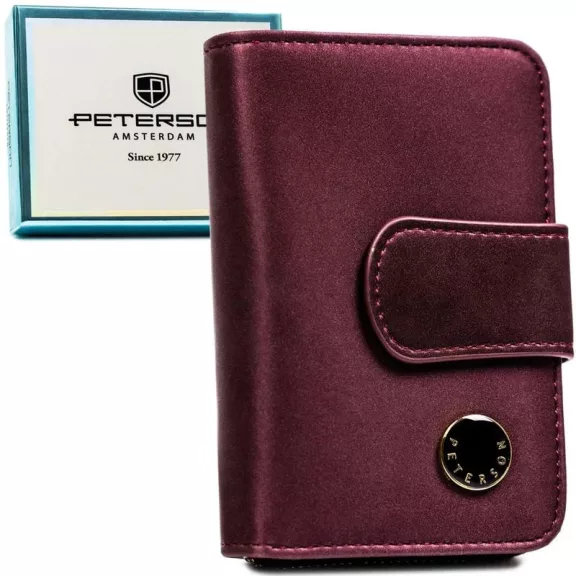 Peterson Női Pénztárca - Echo És Természetes Bőr Ptn Ps115-Hnl-2951 Purple Peterson Női Pénztárca - Echo És Természetes Bőr Ptn Ps115-Hnl-2951 Purple